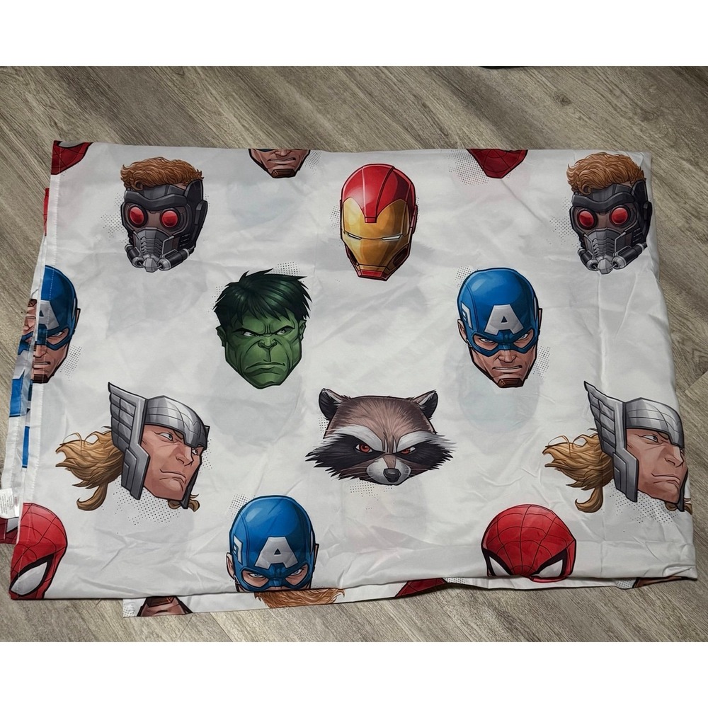 Twin bedsheets Marvel characters fitted and‎ flat